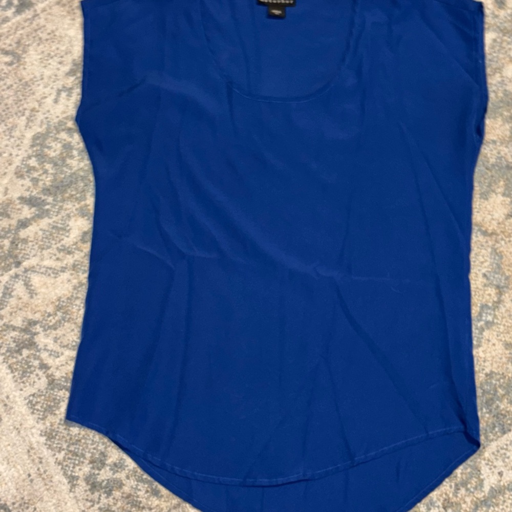 Metaphor Royal Blue Sleeveless Blouse
